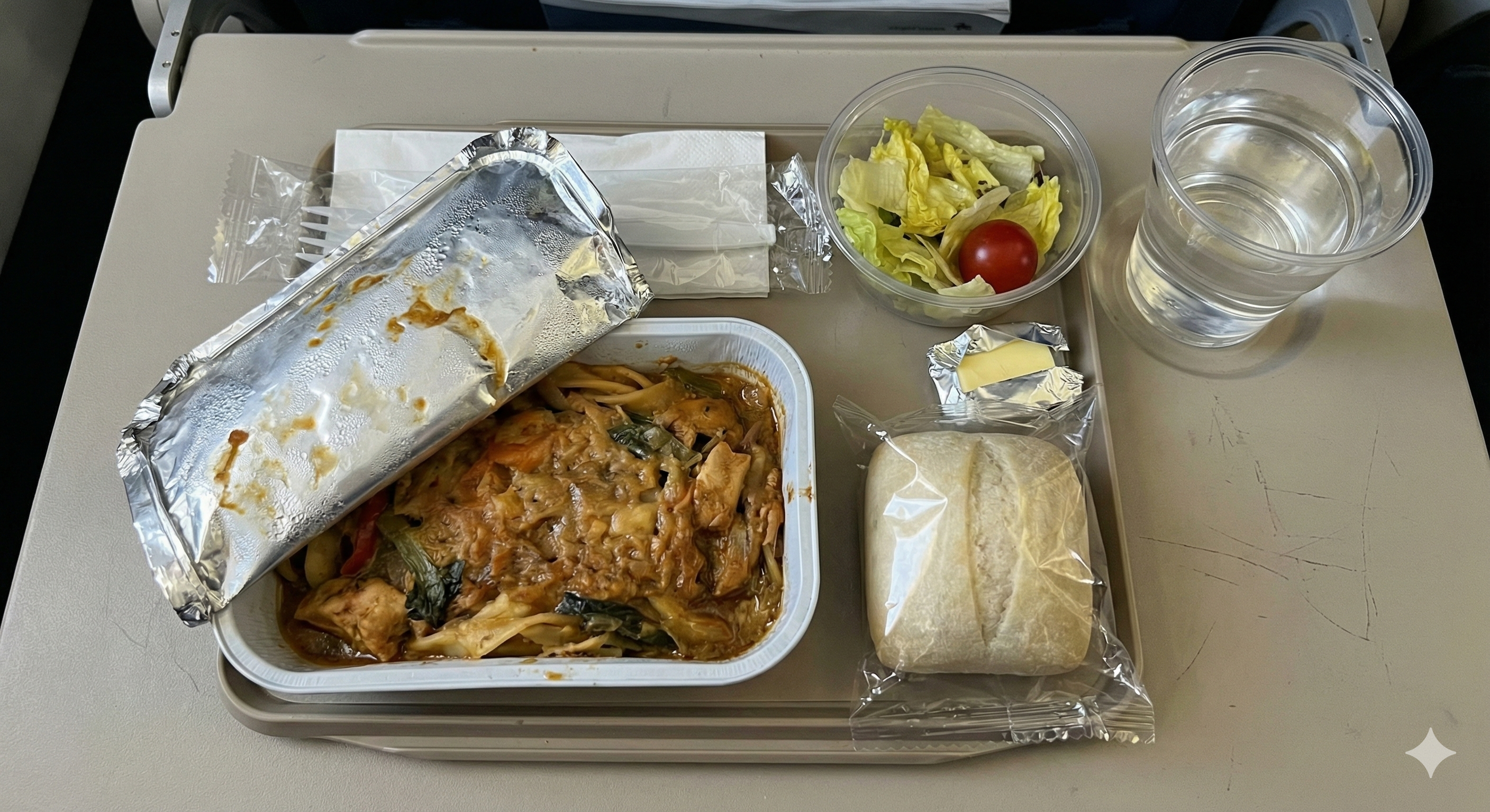 Business class dining